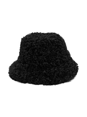 Monnalisa heart-motif bucket hat - Black
