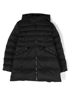 Monnalisa hooded padded coat - Black
