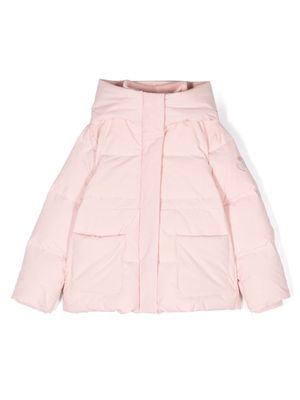 Monnalisa hooded puffer jacket - Pink