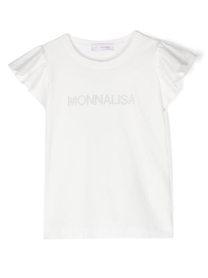 Monnalisa jersey cotton T-shirt - White