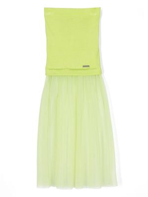 Monnalisa layered tulle skirt - Green