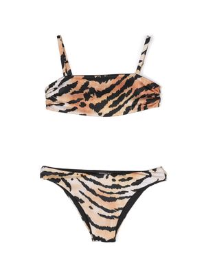 Monnalisa leopard-print bikini - Black