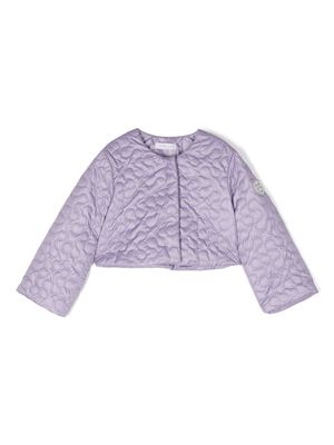 Monnalisa lightweight quilted jacket - Purple