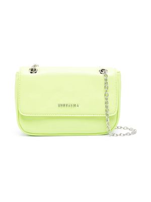 Monnalisa logo-lettering shoulder bag - Green