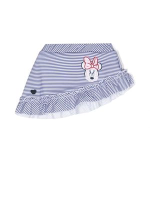 Monnalisa Minnie Mouse asymmetric skirt - White