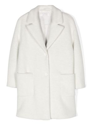 Monnalisa notched-lapels single-breasted coat - Neutrals