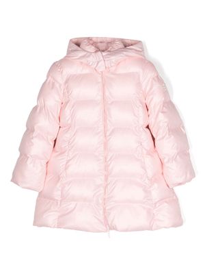 Monnalisa padded hooded coat - Pink