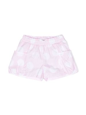 Monnalisa polka-dot print shorts - Pink