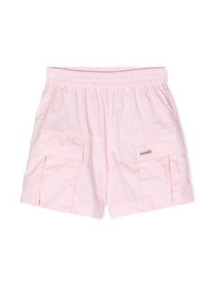 Monnalisa poplin cargo shorts - Pink