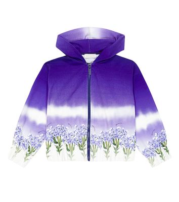 Monnalisa Printed cotton-blend hoodie