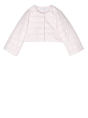 Monnalisa quilted-finish padded jacket - Pink