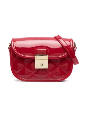 Monnalisa quilted satchel bag - Red