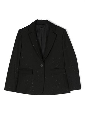 Monnalisa rhinestone-embellished blazer - Black
