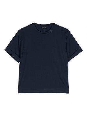 Monnalisa round-neck T-shirt - Blue