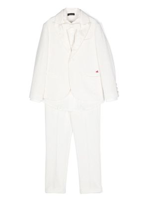 Monnalisa seersucker suit set - Neutrals