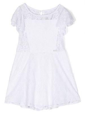 Monnalisa short-sleeve dress - White