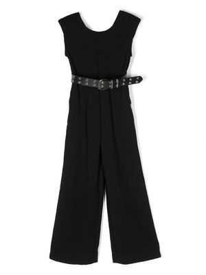 Monnalisa star-detail jumpsuit - Black