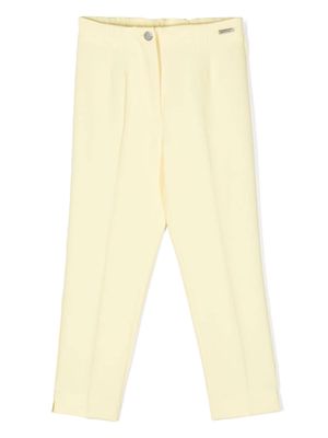 Monnalisa straight leg crepe trousers - Yellow