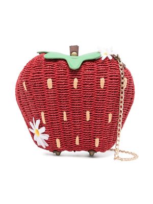 Monnalisa Strawberry crossbody bag - Red