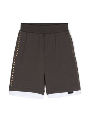 Monnalisa stud-detailed shorts - Grey