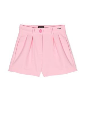 Monnalisa tailored high-waisted shorts - Pink