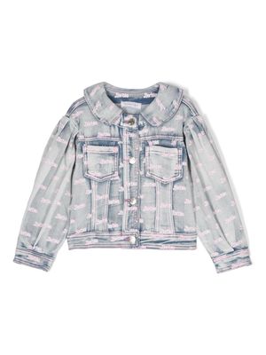 Monnalisa x Barbie™ denim jacket - Blue