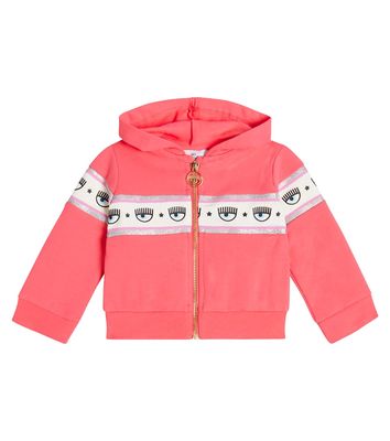 Monnalisa x Chiara Ferragni Baby cotton-blend jersey hoodie