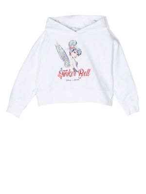 Monnalisa x Disney crystal-embellished hoodie - White