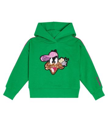 Monnalisa x Looney Tunes embellished jersey hoodie