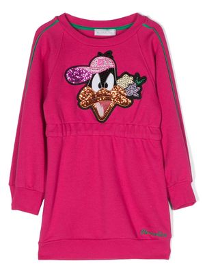 Monnalisa x Looney Tunes long-sleeve dress - Pink