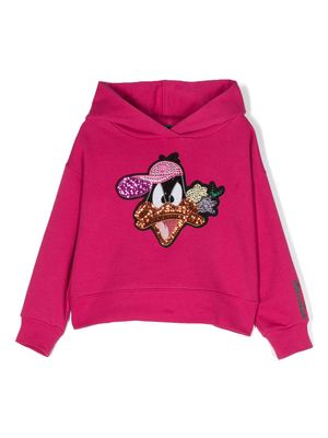 Monnalisa x Looney Tunes long-sleeve hoodie - Pink