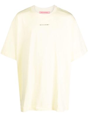 MONOCHROME logo-print cotton T-shirt - Yellow