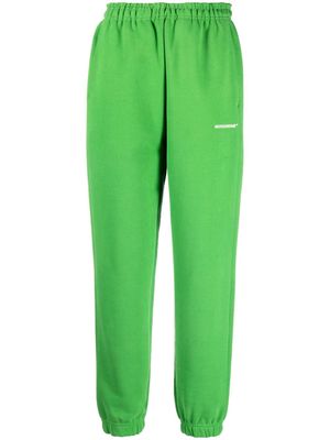 MONOCHROME logo-print cotton track pants - Green