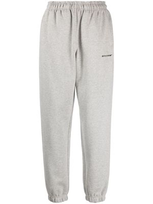 MONOCHROME logo-print cotton track pants - Grey
