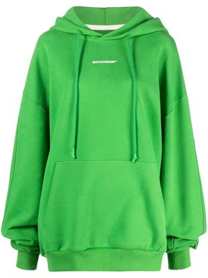 MONOCHROME logo-print drawstring hoodie - Green