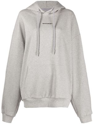 MONOCHROME logo-print hoodie - Grey