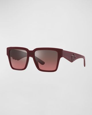 Monochrome Square Acetate & Plastic Sunglasses