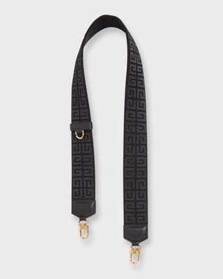 Monogram Shoulder Strap in Cotton and Acrylic