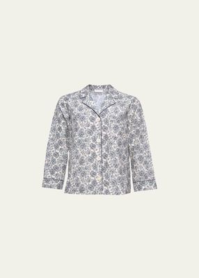 Monogramme Floral-Print Button-Down Shirt
