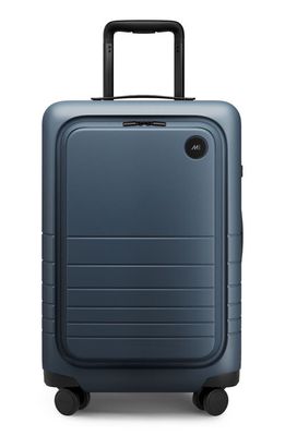 Monos 23-Inch Pro Plus Spinner Luggage in Ocean Blue 