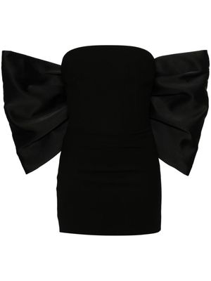 Mônot boned strapless minidress - Black