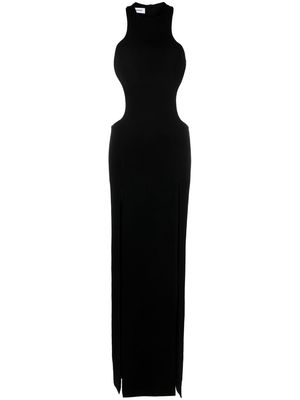 Mônot cut-out detailed floor-length dress - Black