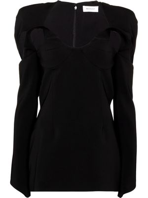 Mônot cut-out mini dress - Black