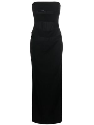 Mônot cut-out strapless gown - Black