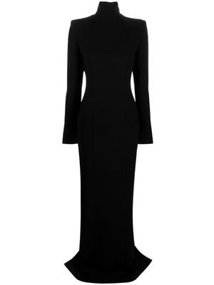 Mônot high-neck open-back maxi dress - Black