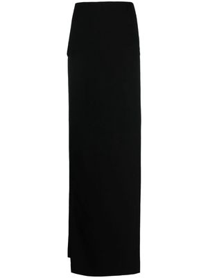 Mônot high-slit maxi skirt - Black
