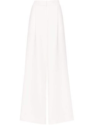 Mônot high-waist palazzo trousers - White