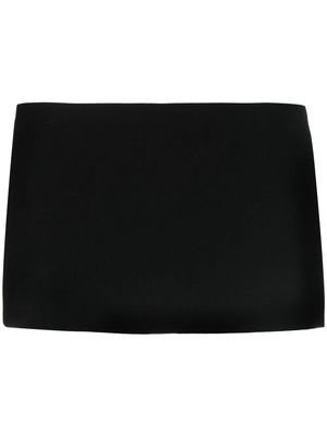 Mônot low-rise tube miniskirt - Black