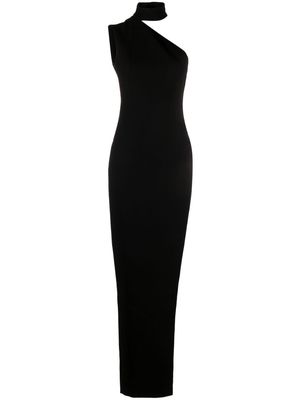 Mônot one-shoulder maxi dress - Black