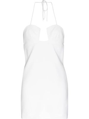 Mônot open-back mini dress - White